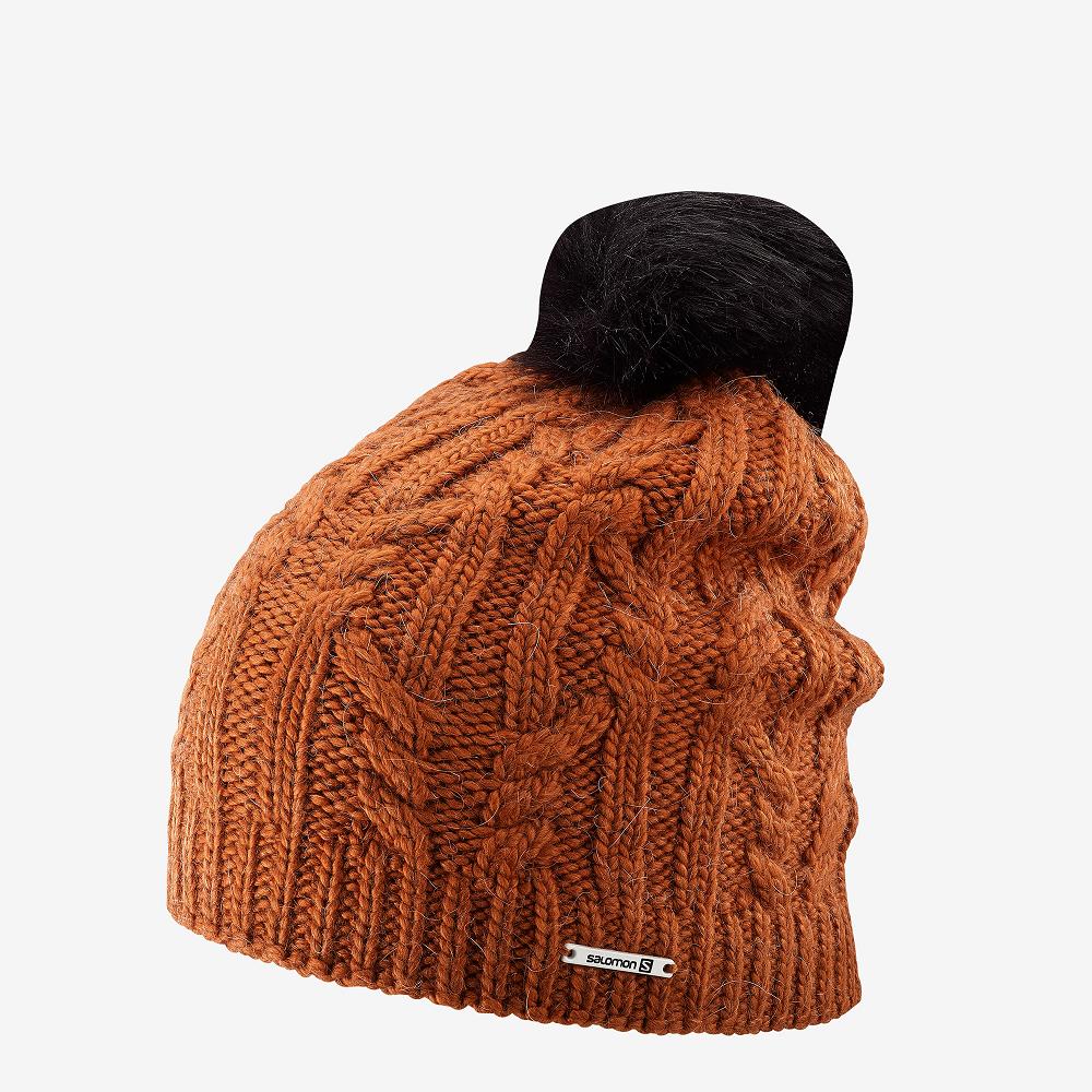 Salomon IVY - Womens Hats - Brown - NZ (52694-GPYQ)